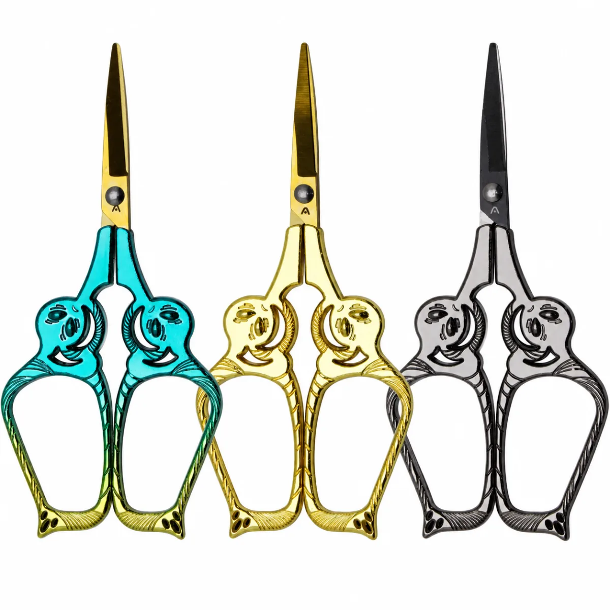 TESOURA ABDZ ALIEN DRACO GREEN/GOLD/BLACK