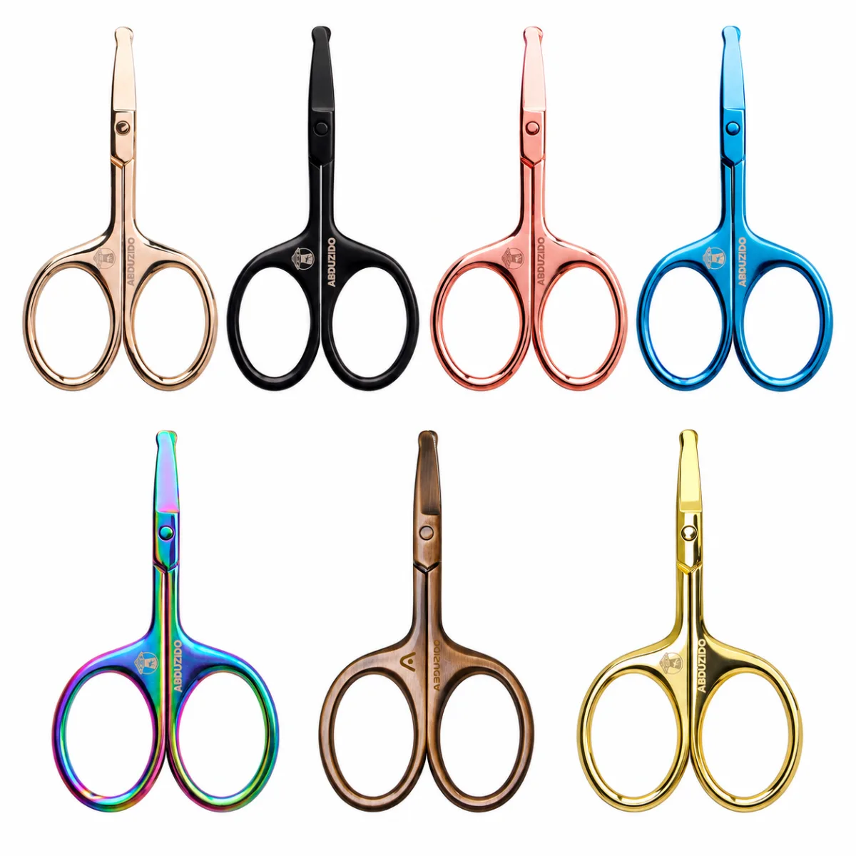 TESOURA ABDZ FLEX ROUND BLACK/ROSE/BLUE/RAINBOW