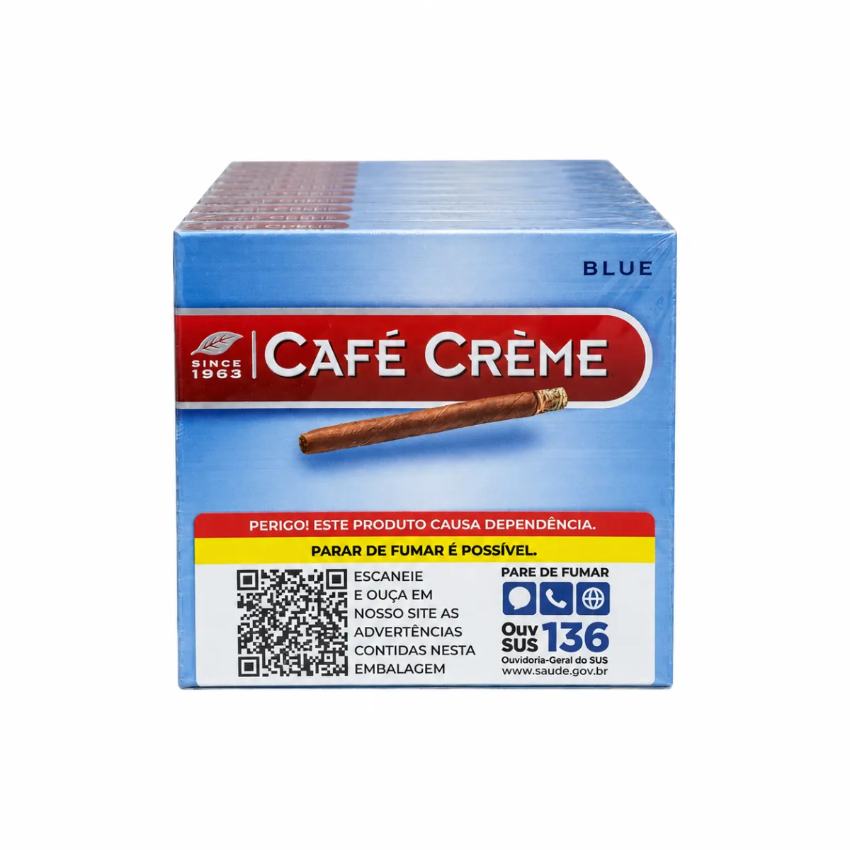 CIGARRILHAS CAFÉ CREME BLUE C/ 10