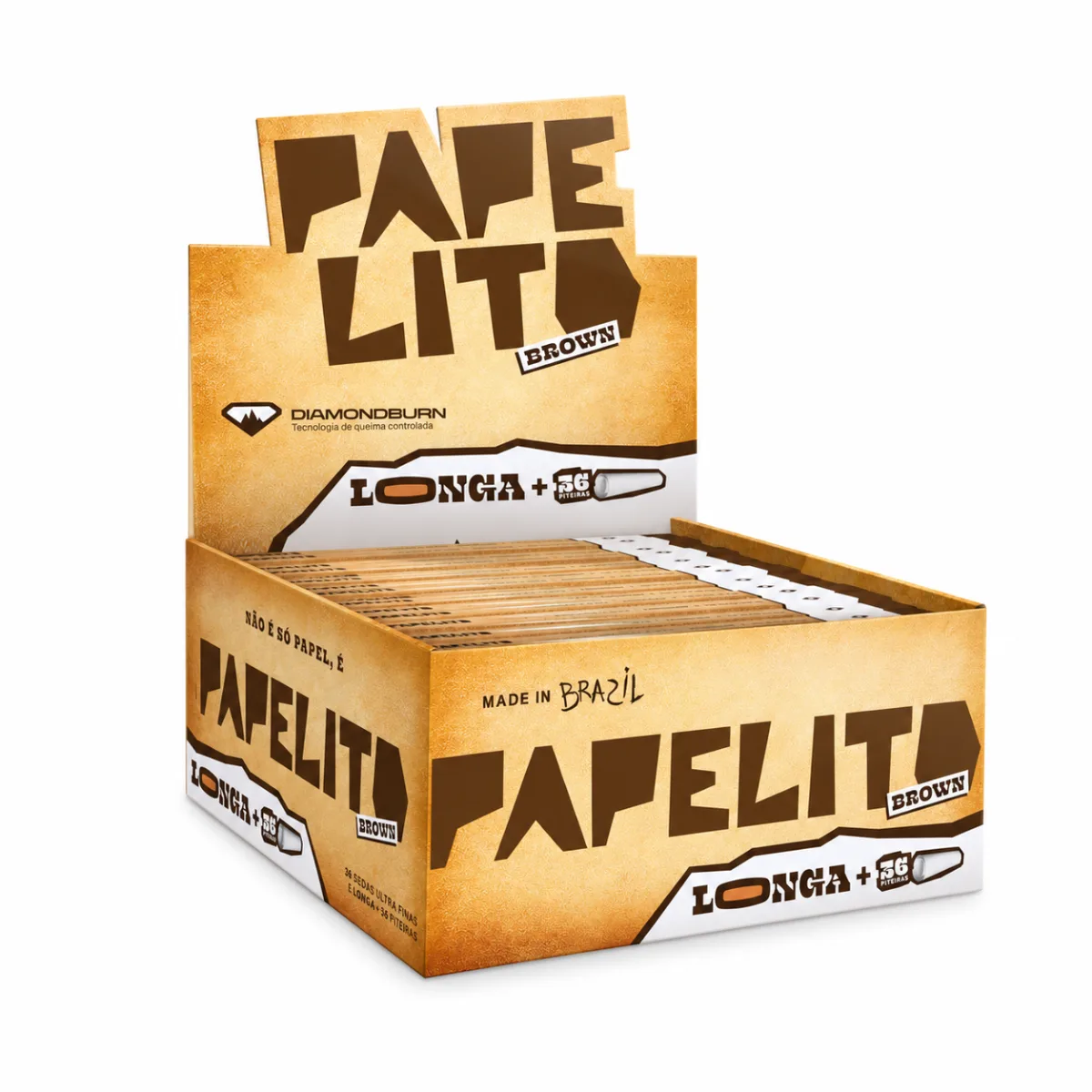 SEDA PAPELITO BROWN LONGA C/ PITEIRA C/24
