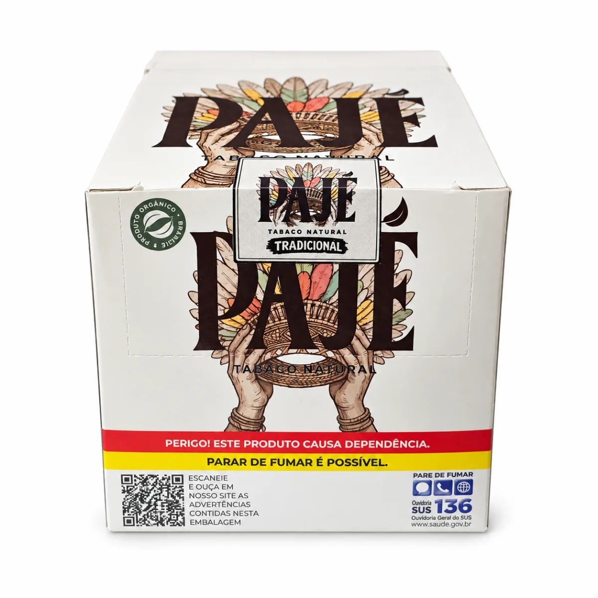TABACO BOLADO PAJE SEDA BRANCA C/10