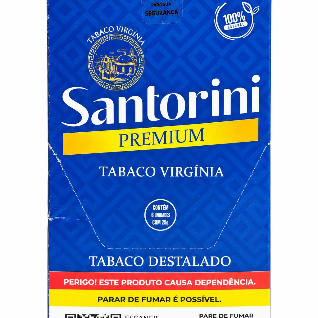 TABACO SANTORINI PREMIUM 25G C/6