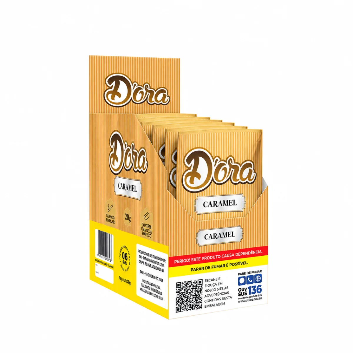 TABACO DORA CARAMELO 20G C/6