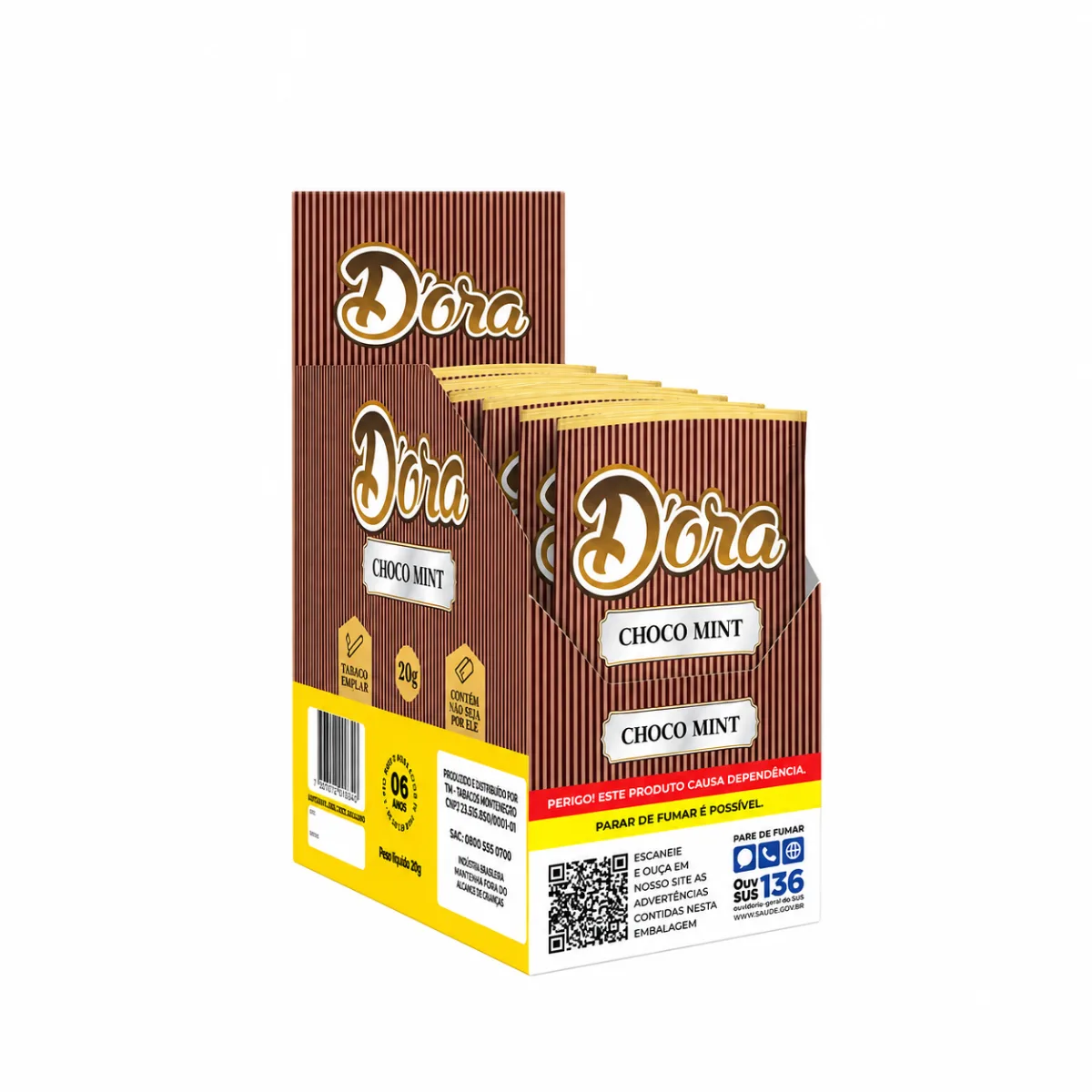 TABACO DORA CHOCO MINT 20G C/6
