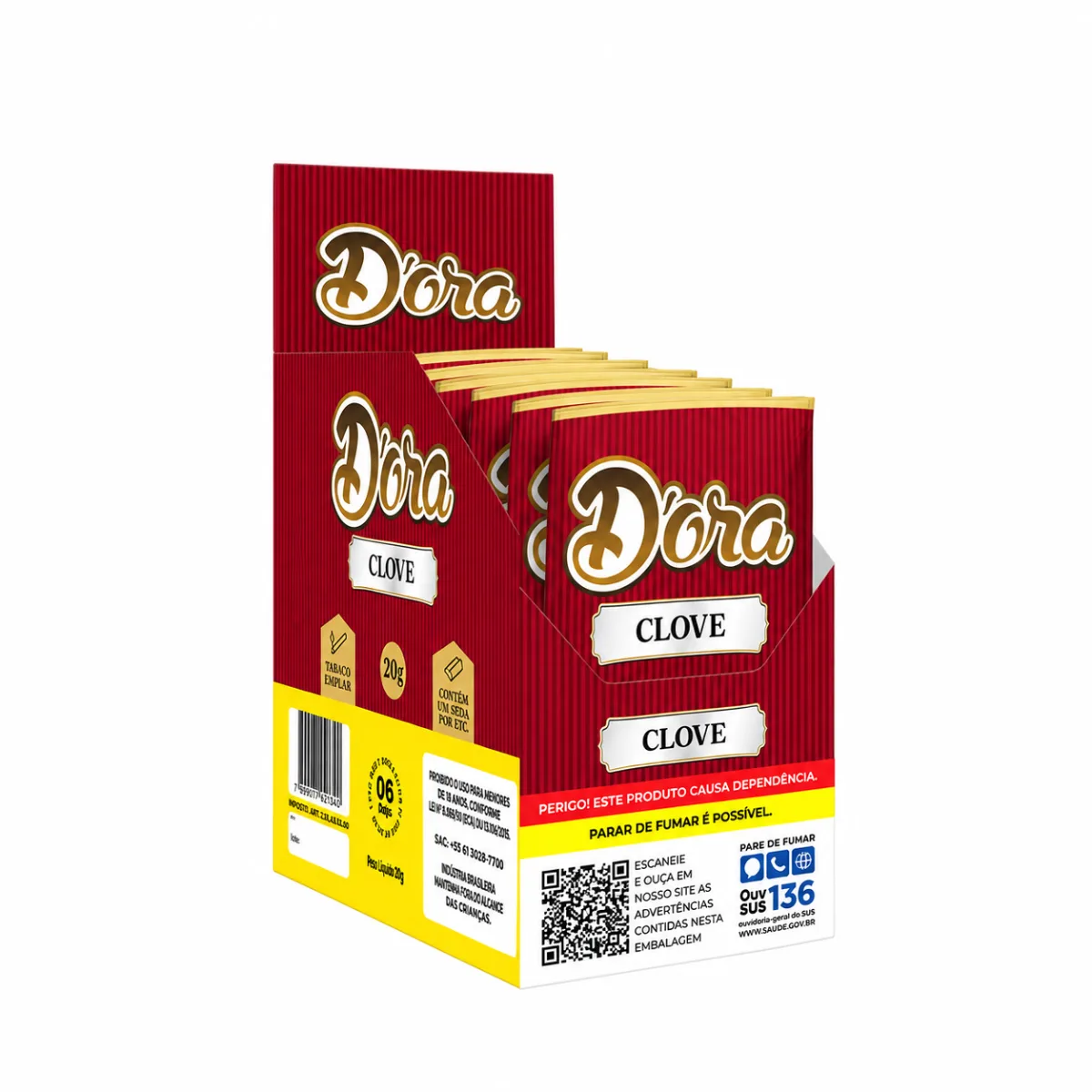 TABACO DORA CRAVO 20G C/6