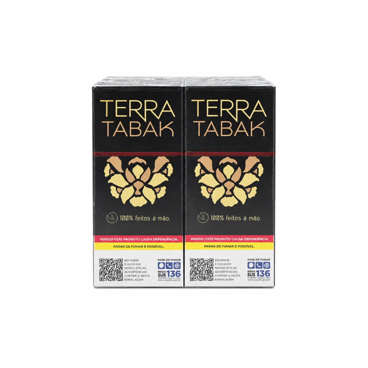 TABACO BOLADO TERRA TABAK BROWN C/10 e 20UN CADA