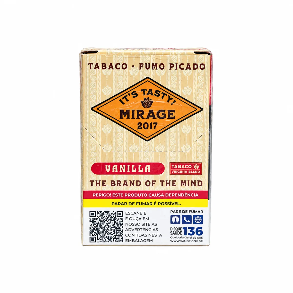 TABACO MIRAGE BAUNILHA 20G C/5