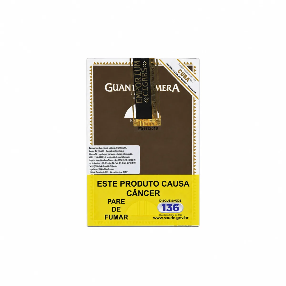 CHARUTO CUBANO GUANTANAMERA C/5