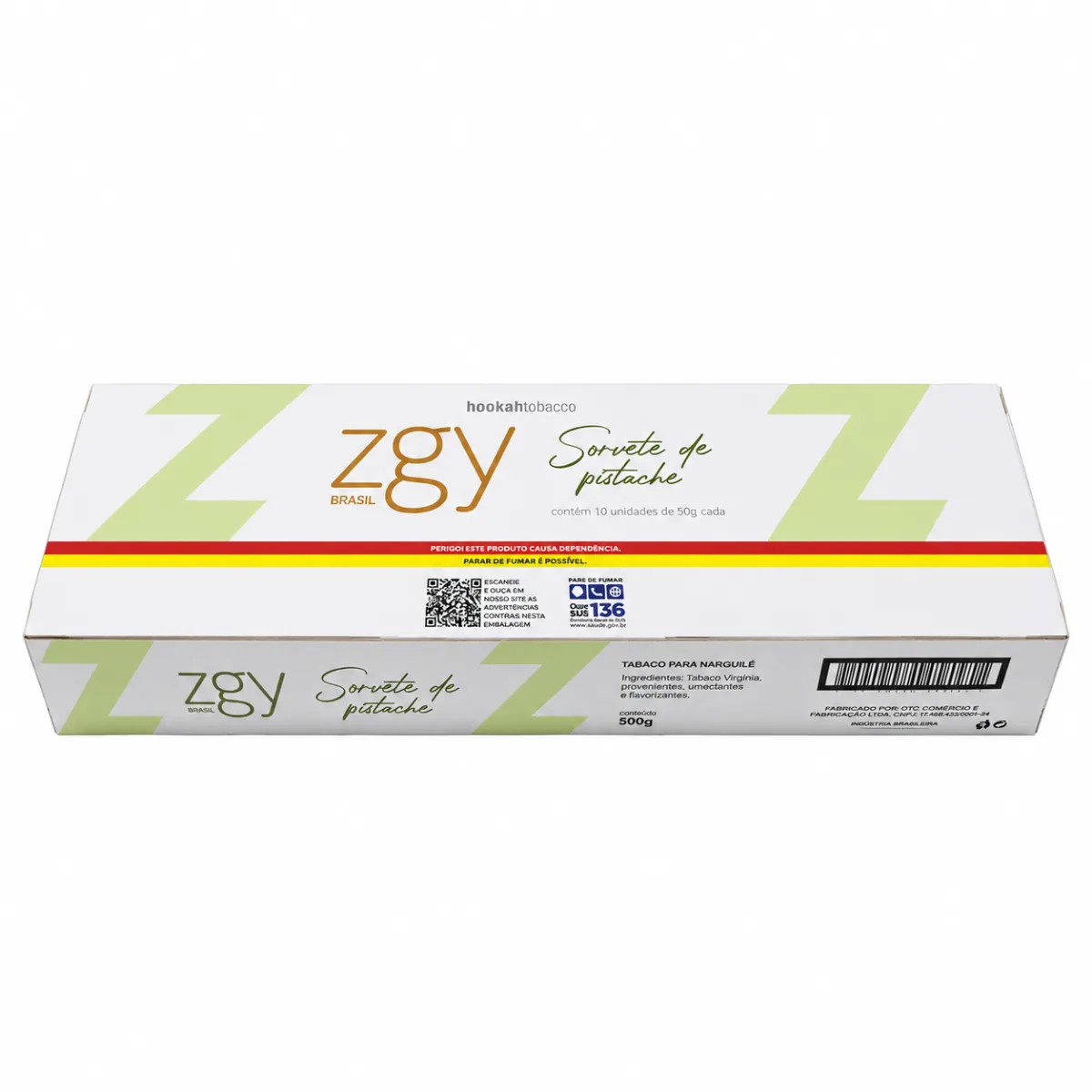 ESSENCIA ZIGGY SORVETE DE PISTACHE 50G C/10