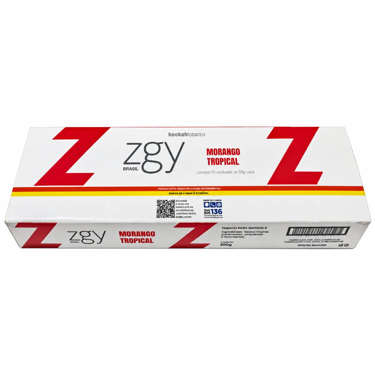 ESSENCIA ZIGGY MORANGO TROPICAL 50G C/10