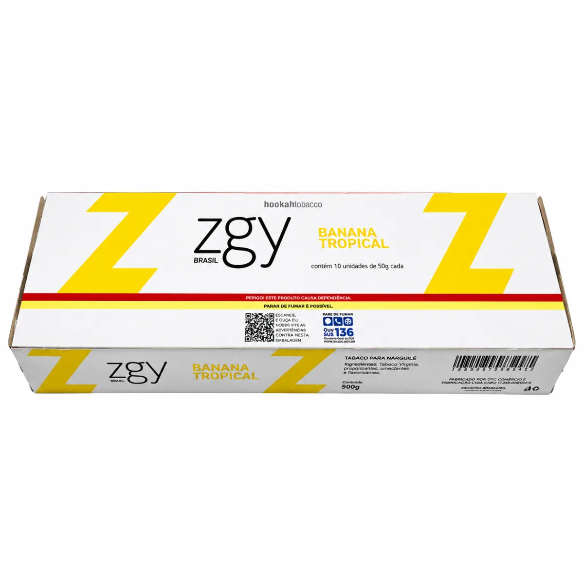 ESSENCIA ZIGGY BANANA TROPICAL 50G C/10