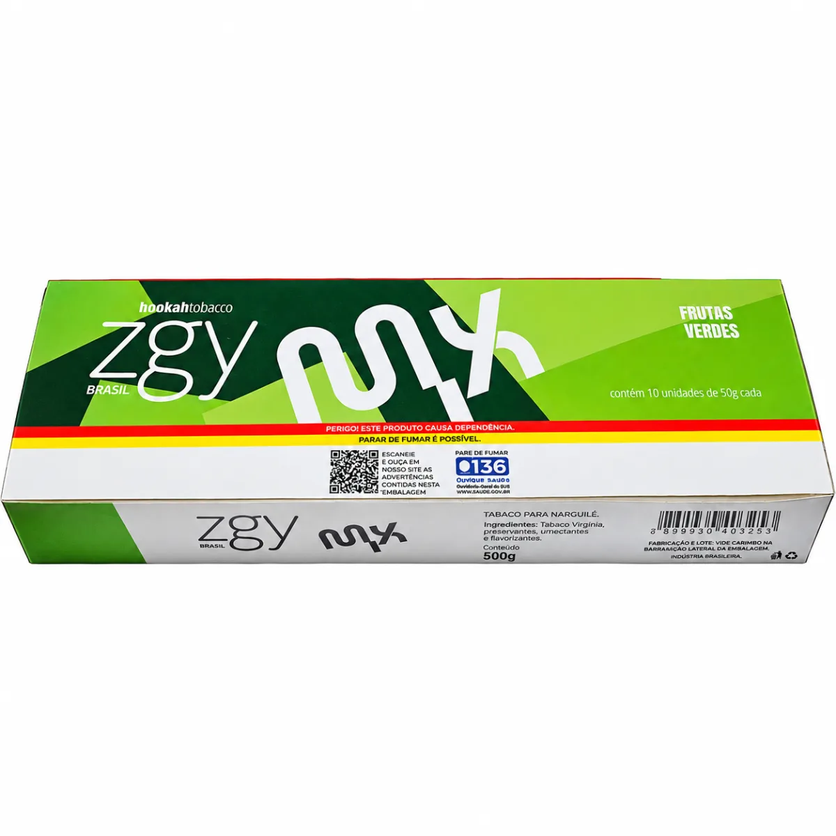 ESSENCIA ZIGGY FRUTAS VERDES 50G C/10