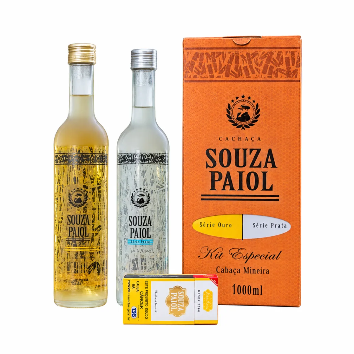 KIT CACHAÇA SOUZA PAIOL C/2