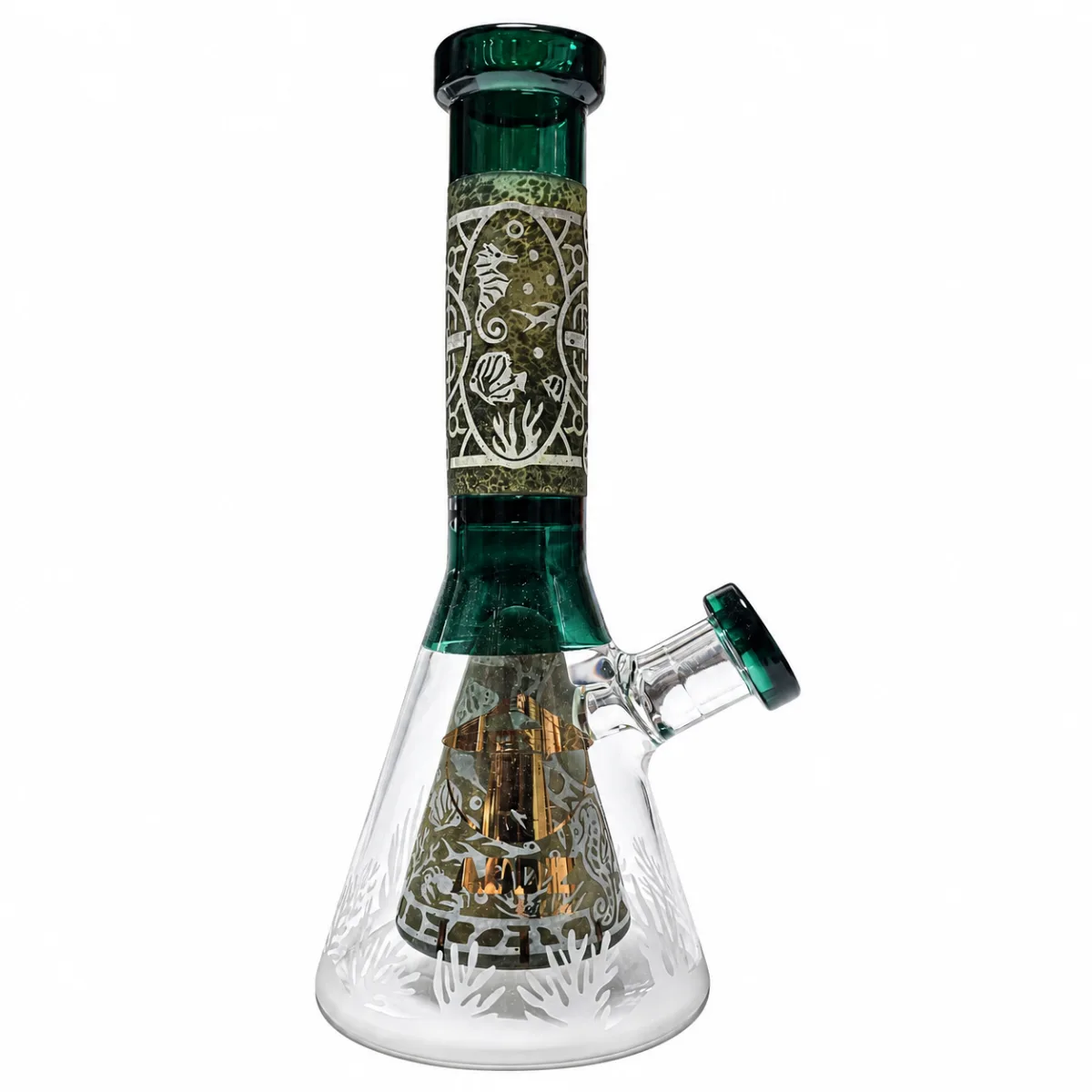 BONG VIDRO ABDZ GOLD MAORI BALI MEDIO