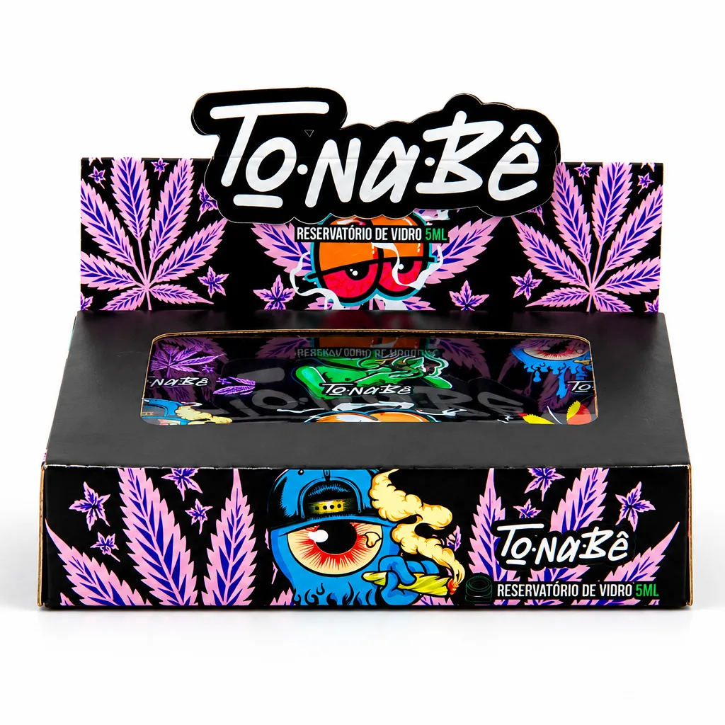 SLICK DE VIDRO TONABE 5ML C/6 - PRETO