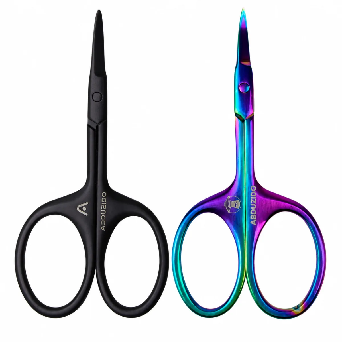 TESOURA ABDZ FLEX CURVE GOLD/BLACK/BROWN/RAINBOW