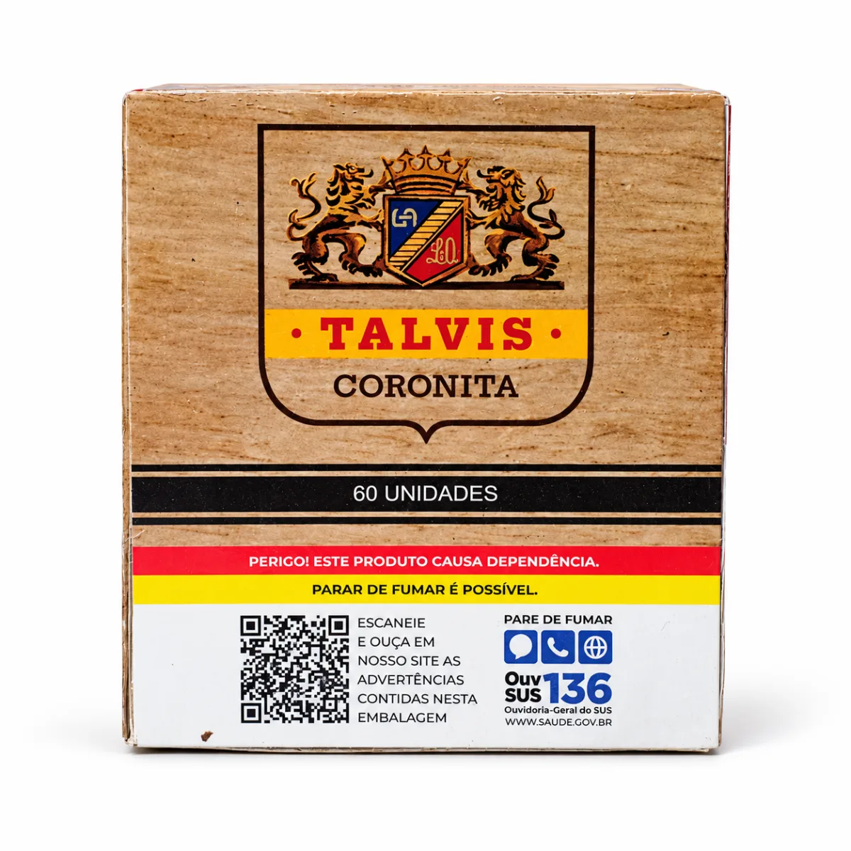 CIGARRILHA TALVIS TRADICIONAL E CHOCOLATE C/ 60