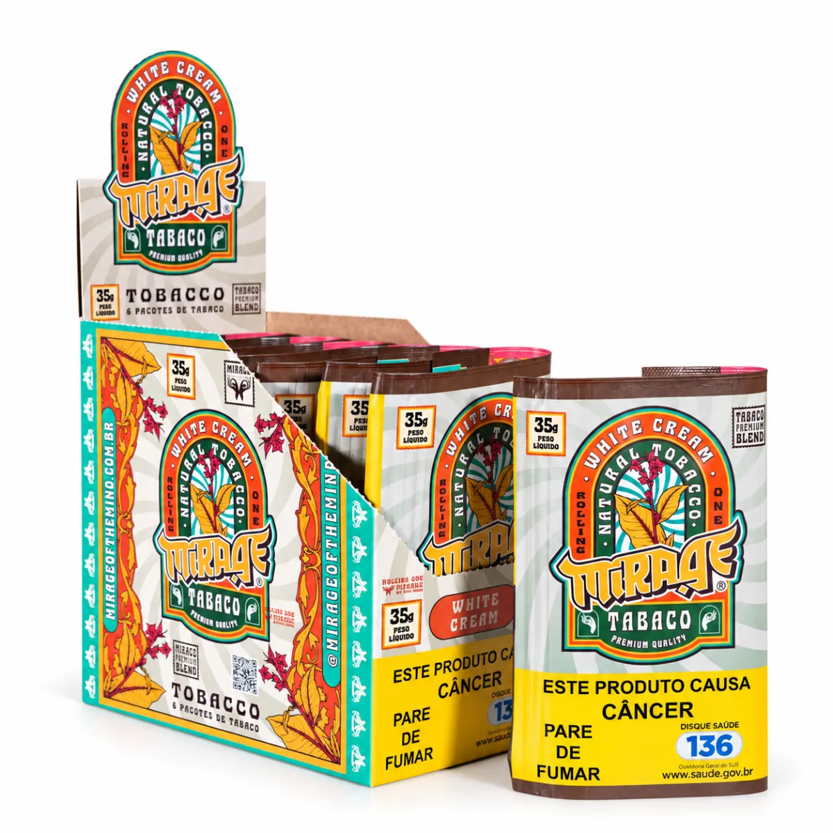 TABACO MIRAGE WHITE CREAM 35G C/6