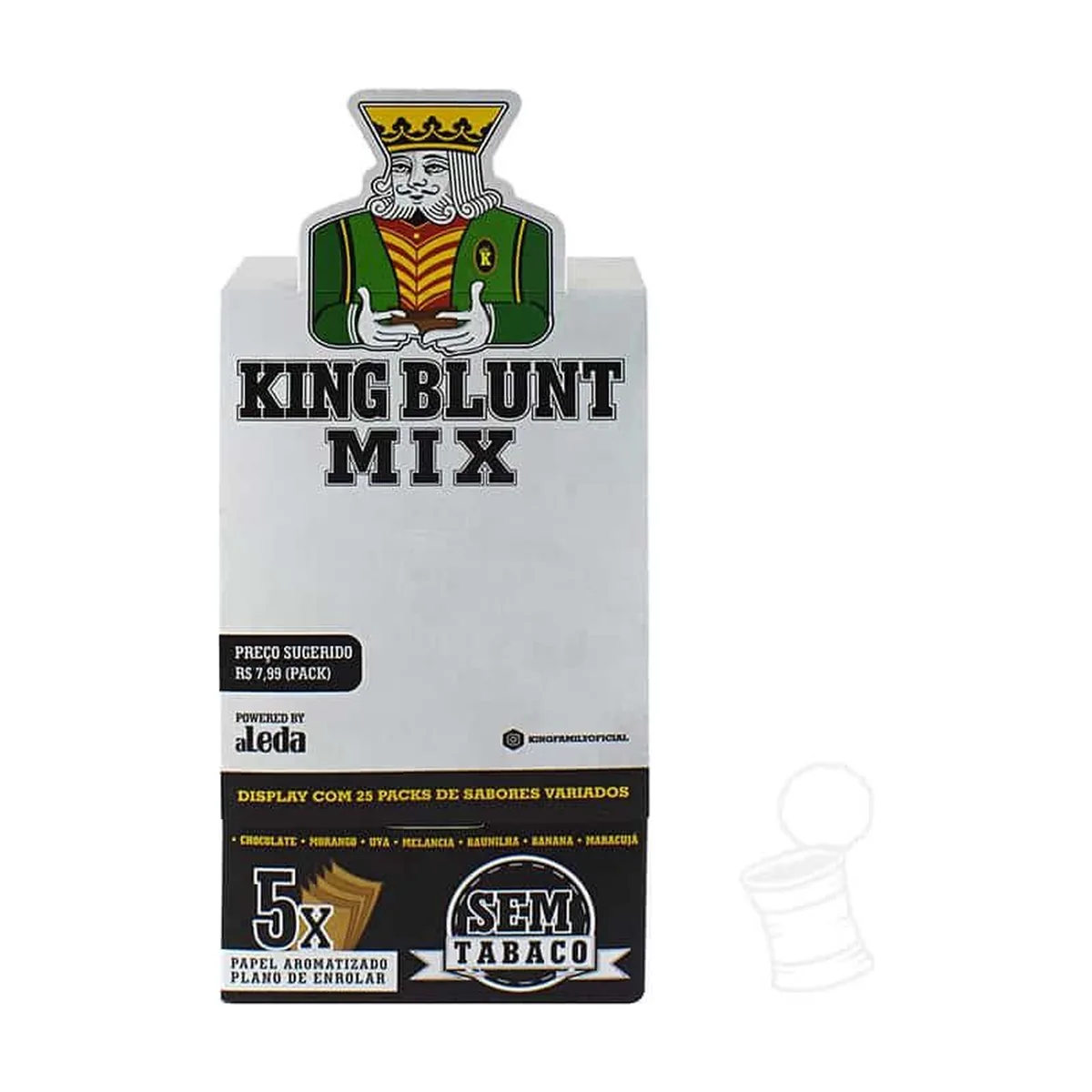 SEDA KING BLUNT MIX E SABORES C/25