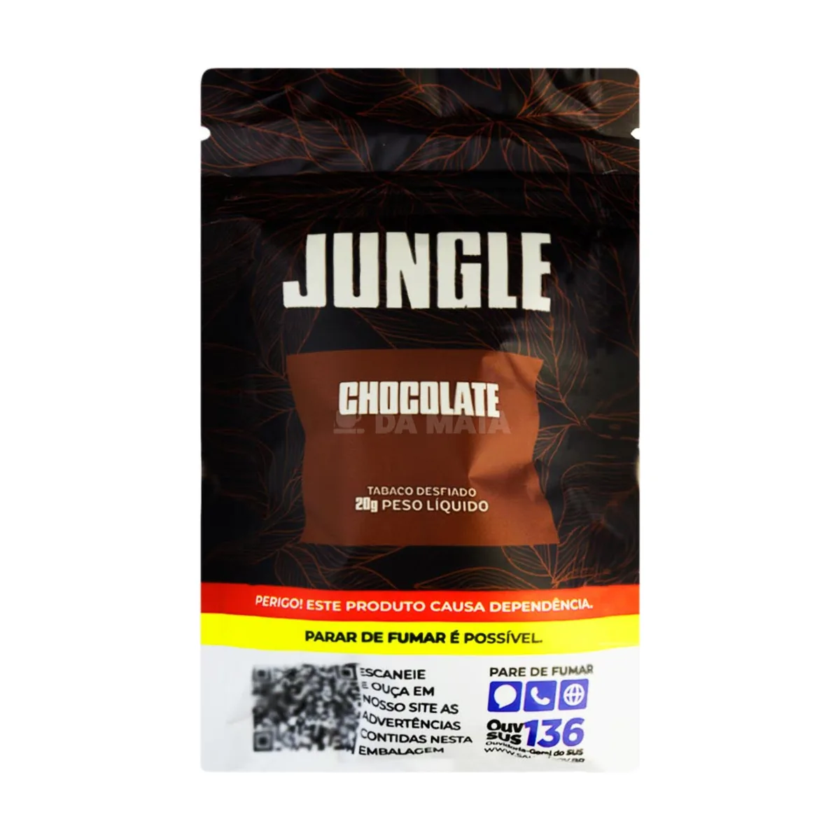 TABACO JUNGLE SABOR BAUNILHA 20G C/5