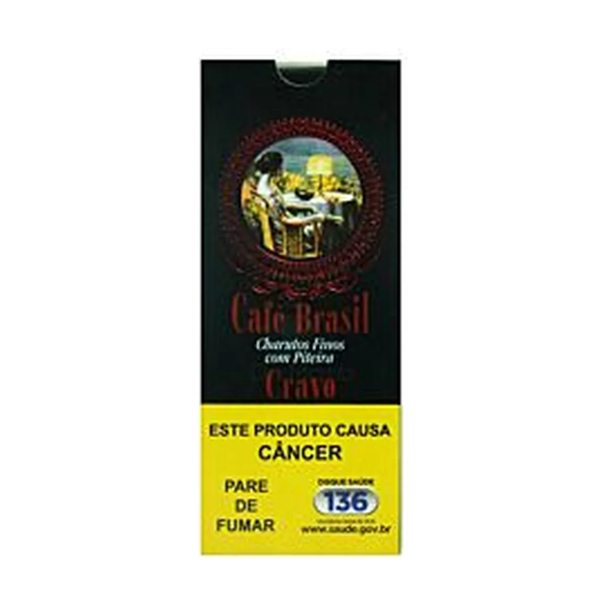 CIGARRILHA CAFÉ BRASIL C/ 50
