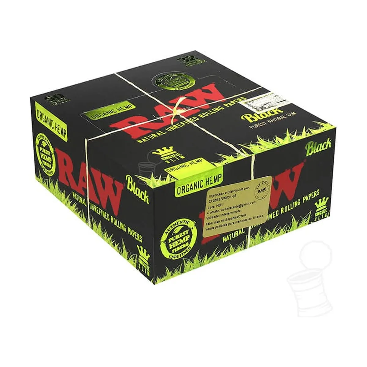 SEDA RAW BLACK ORGANIC C/50