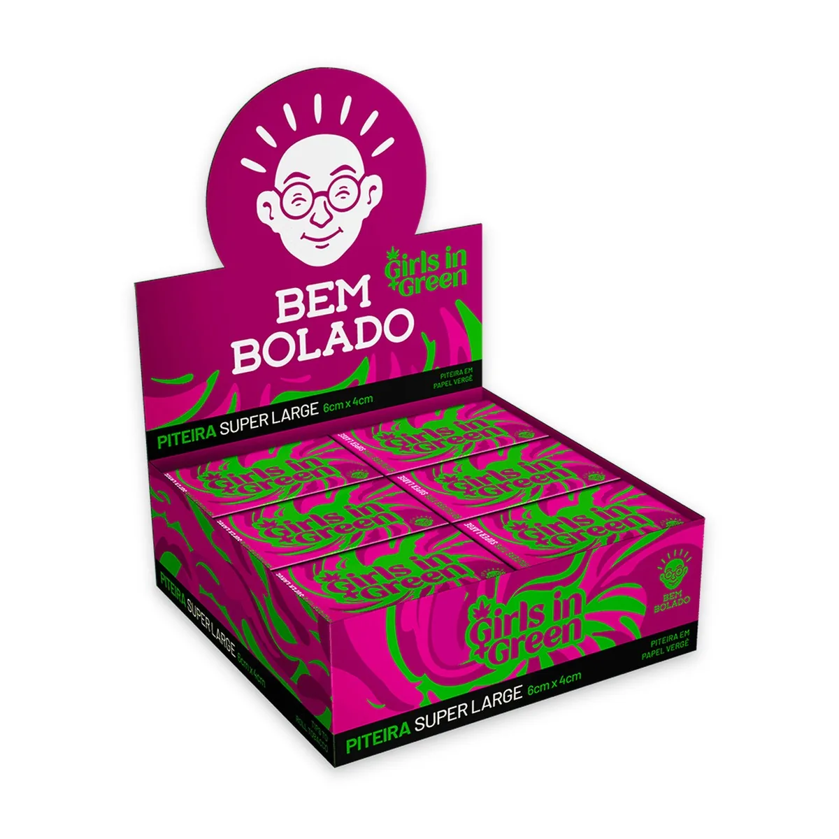 PITEIRA BEM BOLADO G in GREEN SUPER LARGE C/24