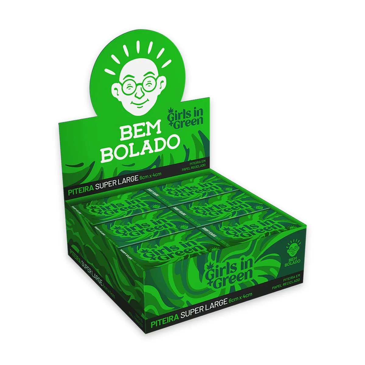 PITEIRA BEM BOLADO G in GREEN SUPER LARGE VERDE C/24