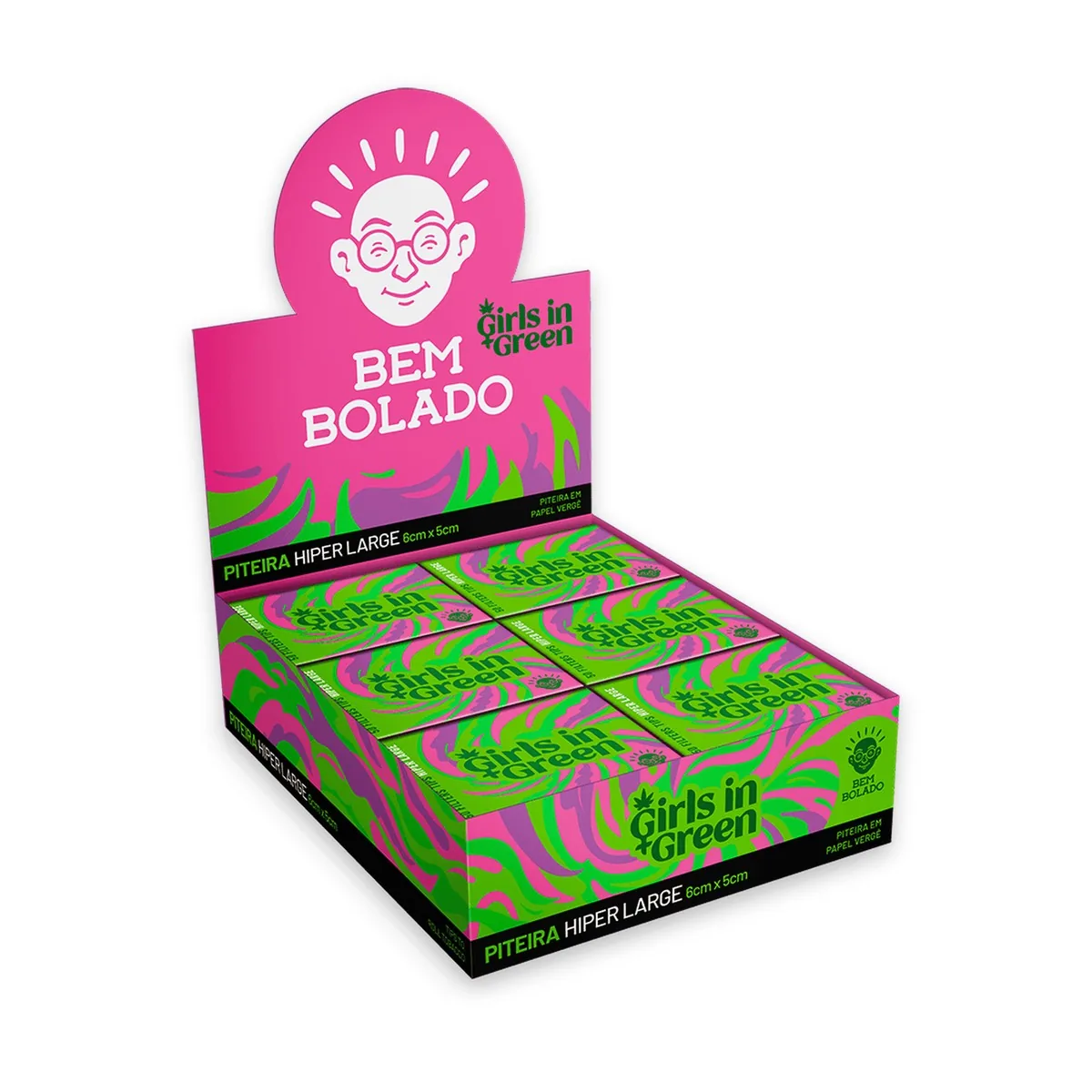 PITEIRA BEM BOLADO G in GREEN HIPER LARGE C/24