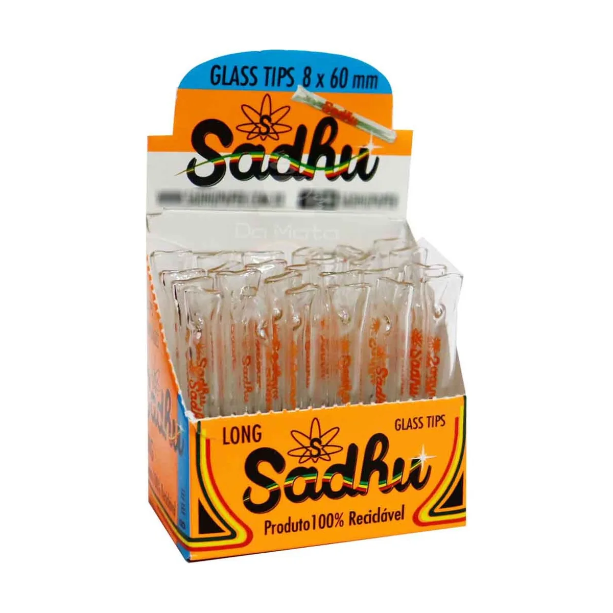 PITEIRA DE VIDRO SADHU 8mm C/25