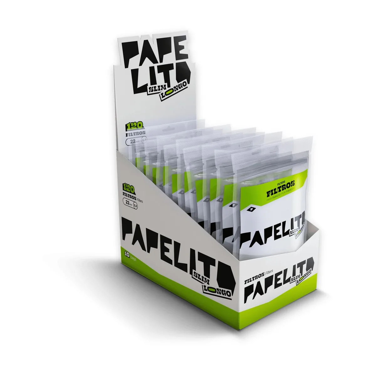 FILTRO PAPELITO SLIM LONGO C/10