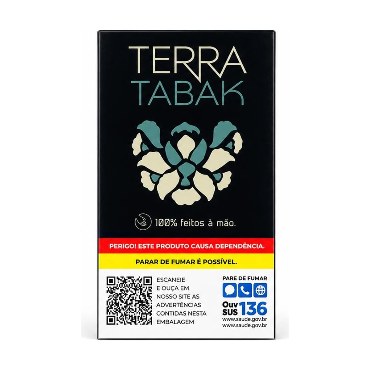 TABACO BOLADO TERRA TABAK BRANCA C/10 e 20UN CADA