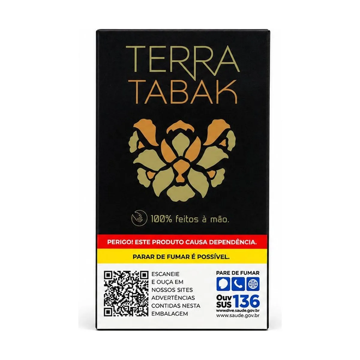 TABACO BOLADO TERRA TABAK BROWN C/10 e 20UN CADA