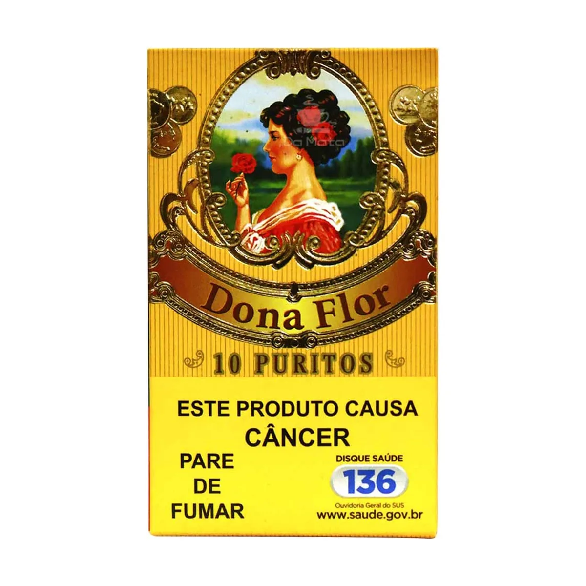 CIGARRILHA DONA FLOR PURITOS C/10