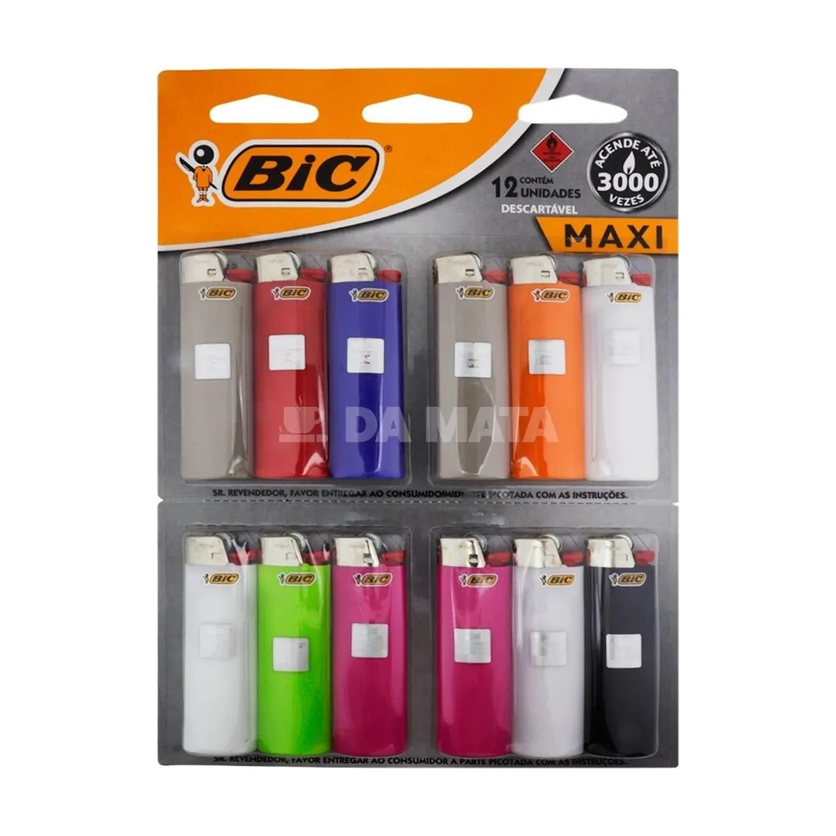 ISQUEIRO BIC MAX C/ 12